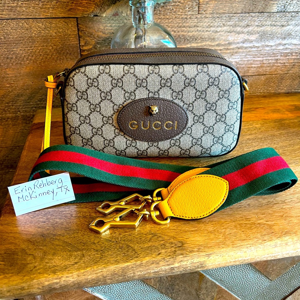 GUCCI NEO VINTAGE MESSENGER CROSSBODY